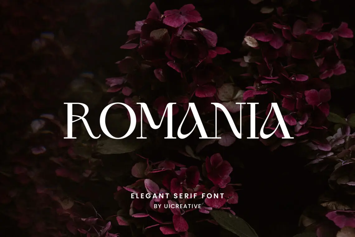 Romania Elegant Serif Font