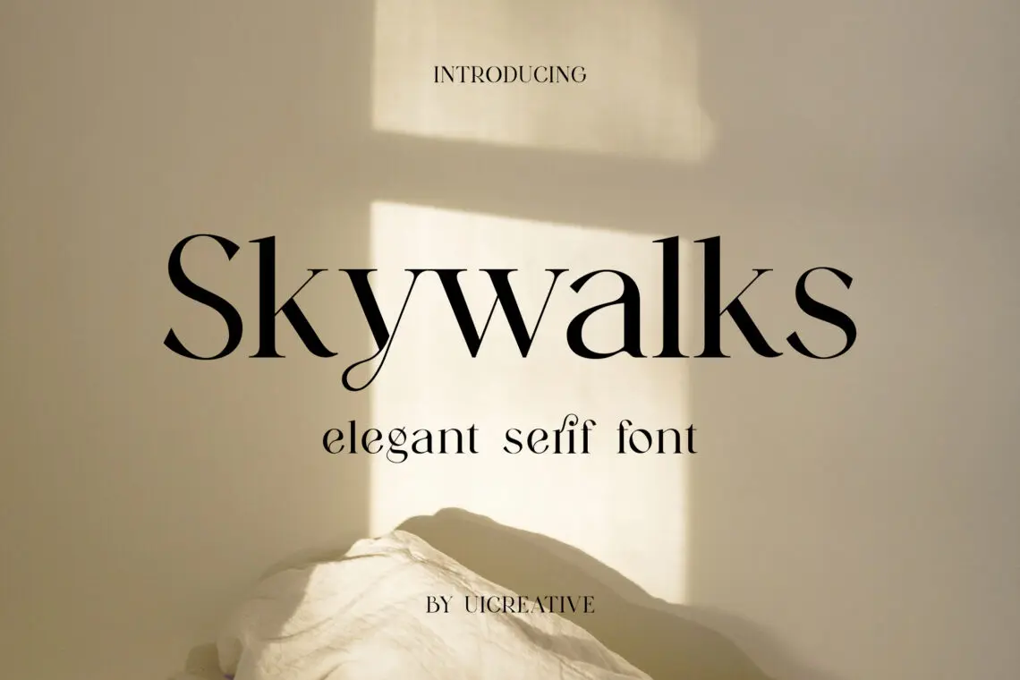 Skywalks Elegant Serif Font