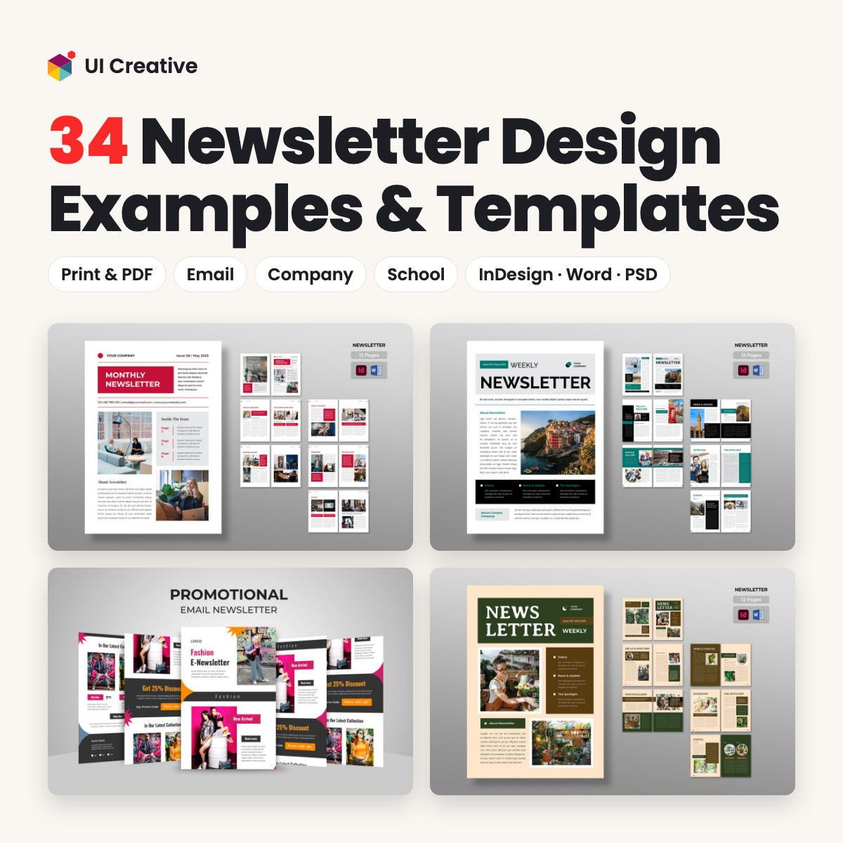 34 Newsletter Design Examples and Templates (2026 Update)