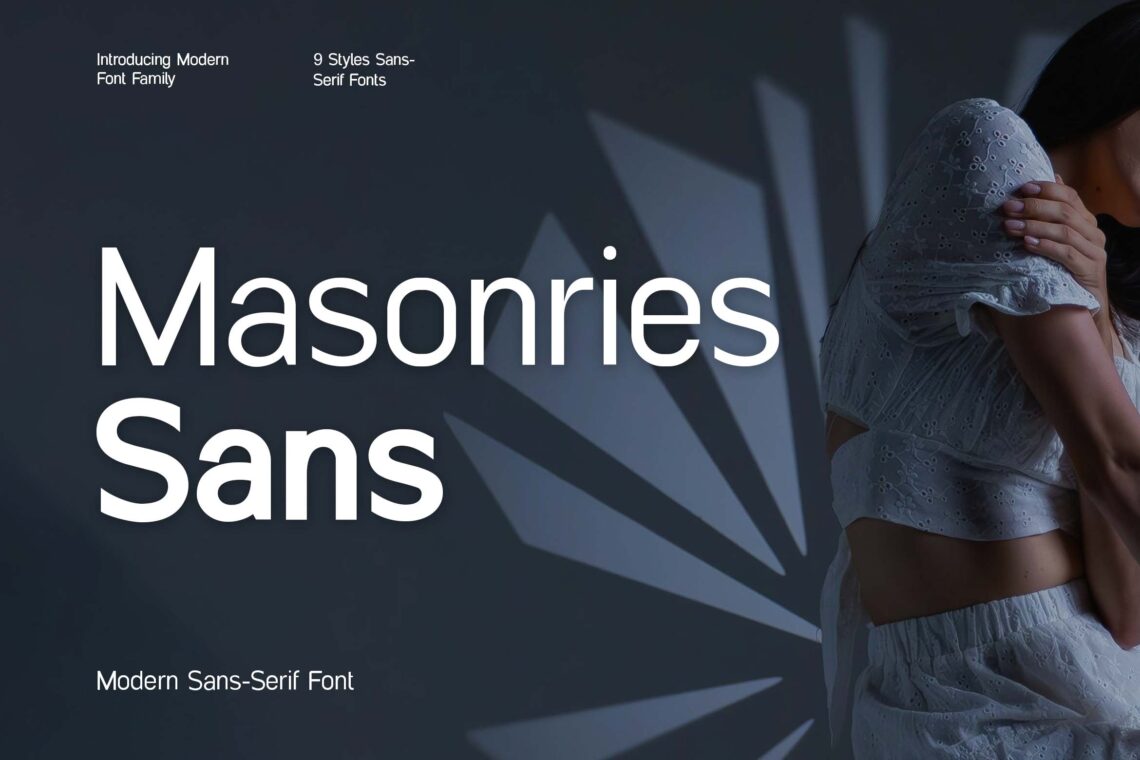 Masonries Sans Modern Sans Serif Family Font