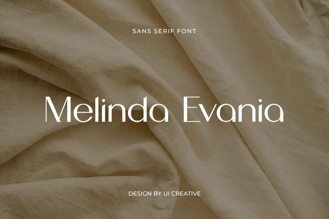 Melinda Evania Modern Sans Serif Font