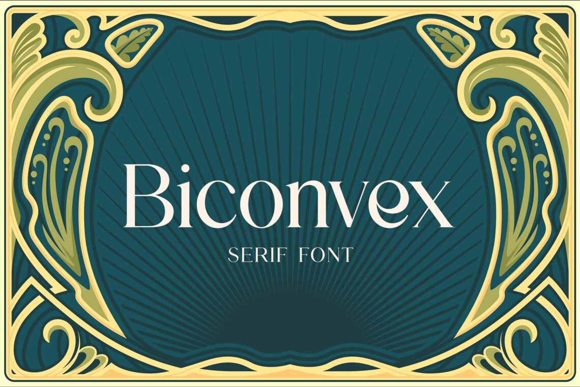 Biconvex Elegant Serif Font