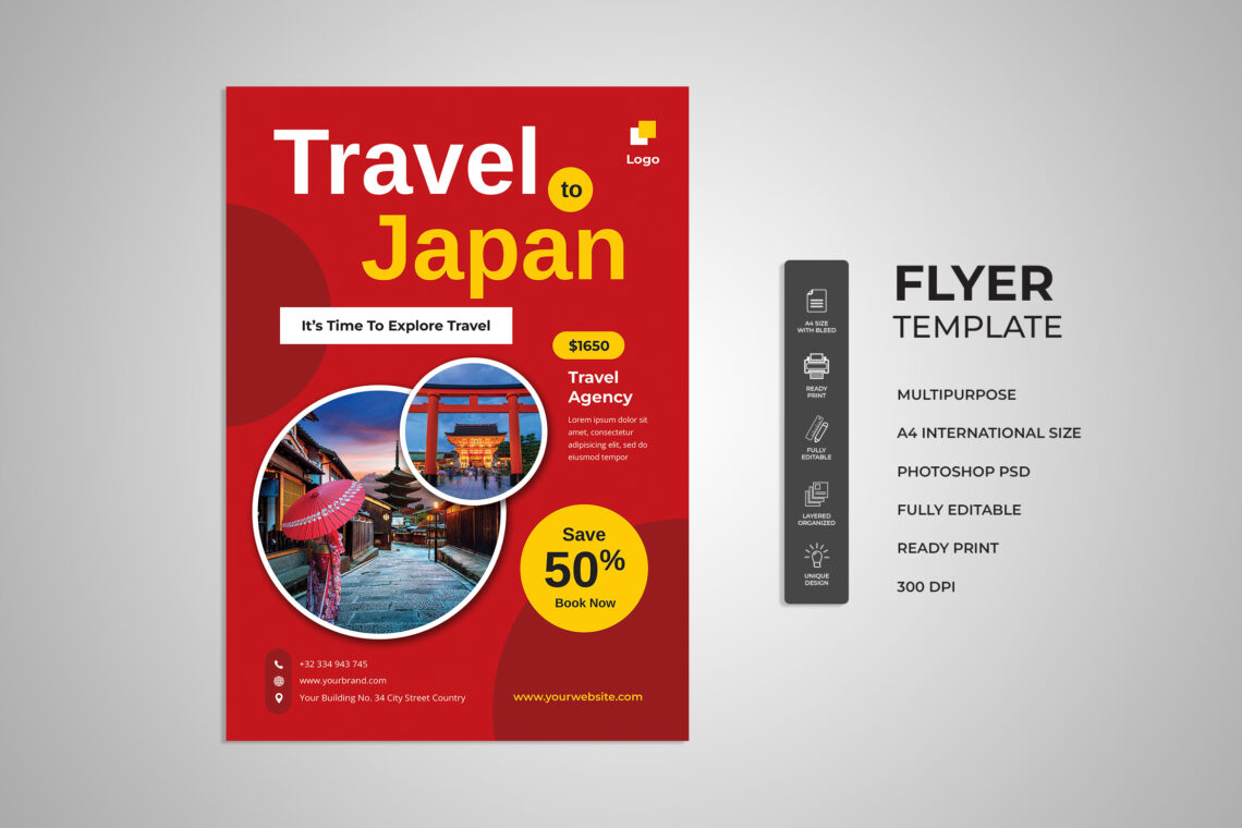 Travel to Japan Flyer