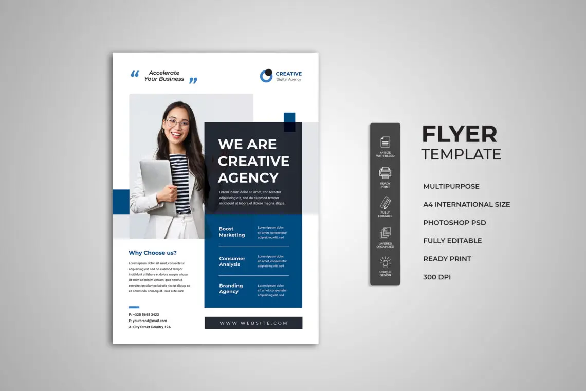 Business Marketing Agency Flyer