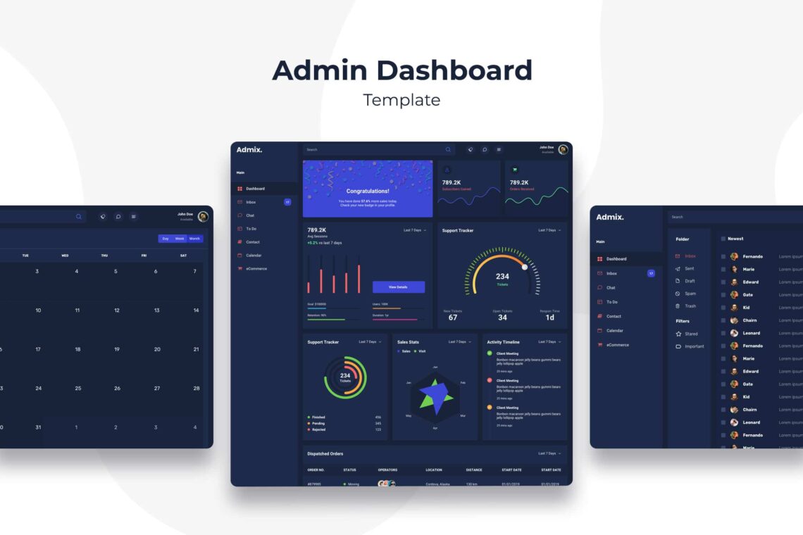 Admin Dashboard E Commerce Transaction
