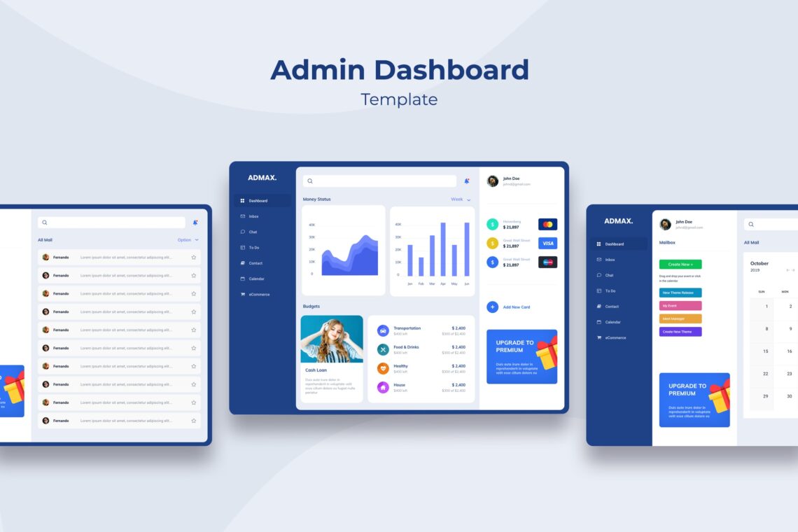 Admin Dashboard Personal Financial Management