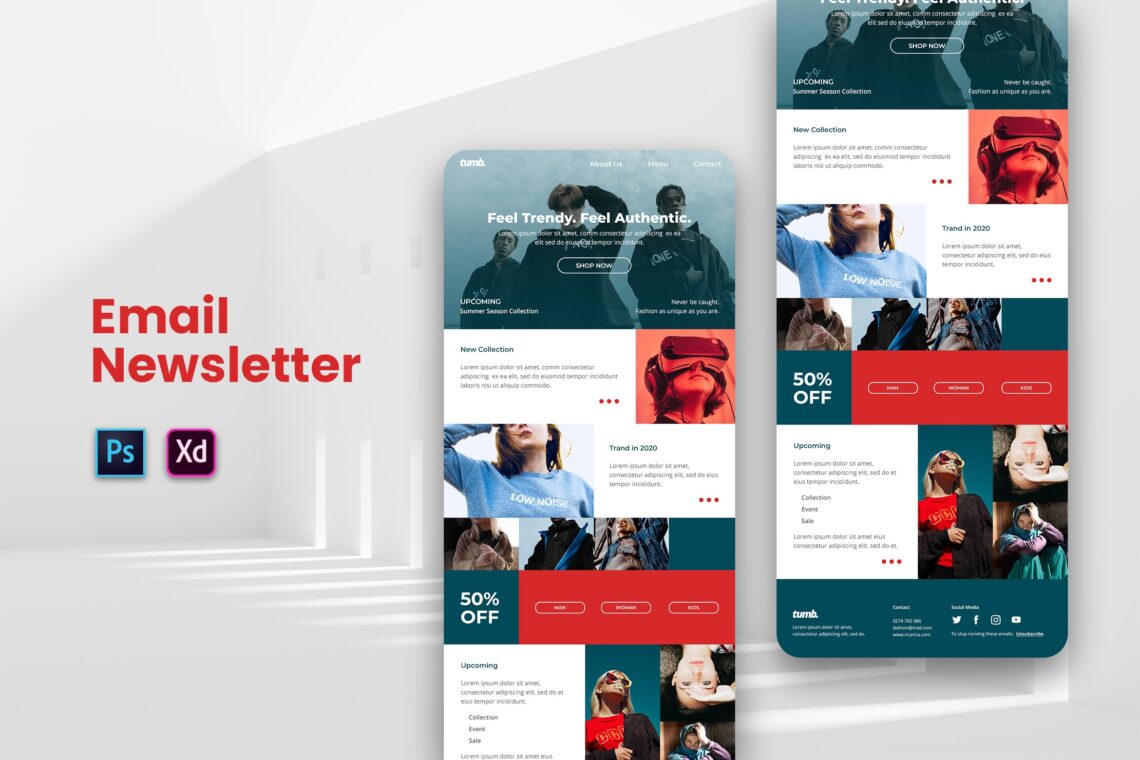 Authentic Fashion Email Newsletter