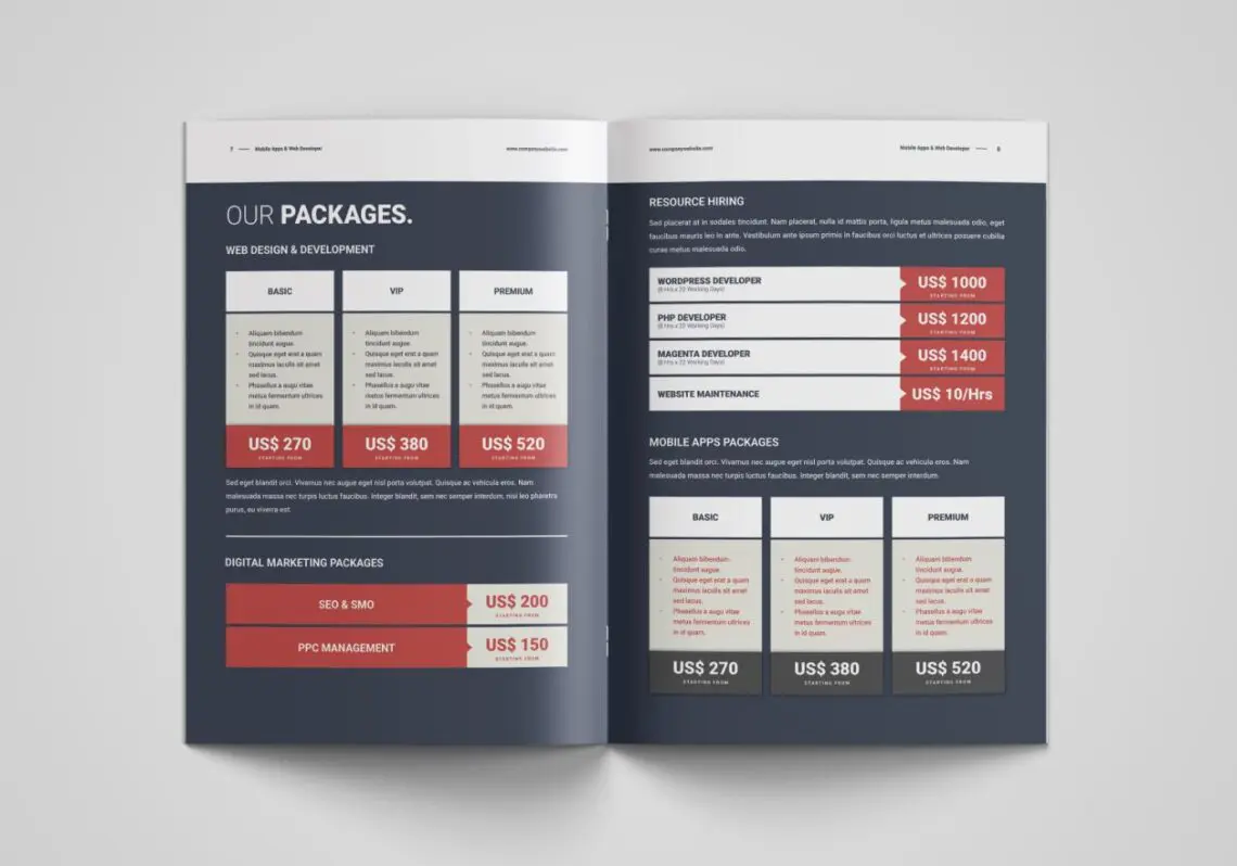 Brochure Mobile Apps Web Development 5jpg