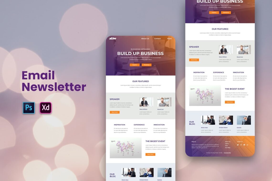 Build Up Business Email Newsletter
