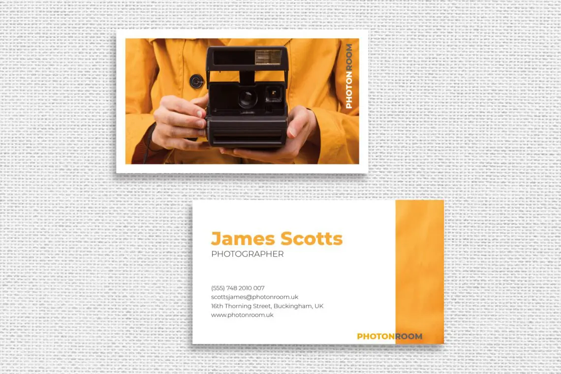 Business Card Photographer Identity Templatejpg