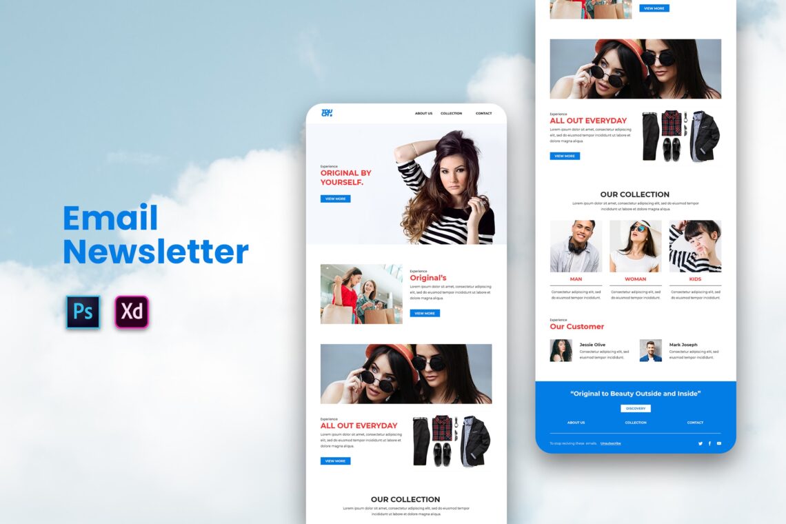Casual Style Fashion Email Newsletter