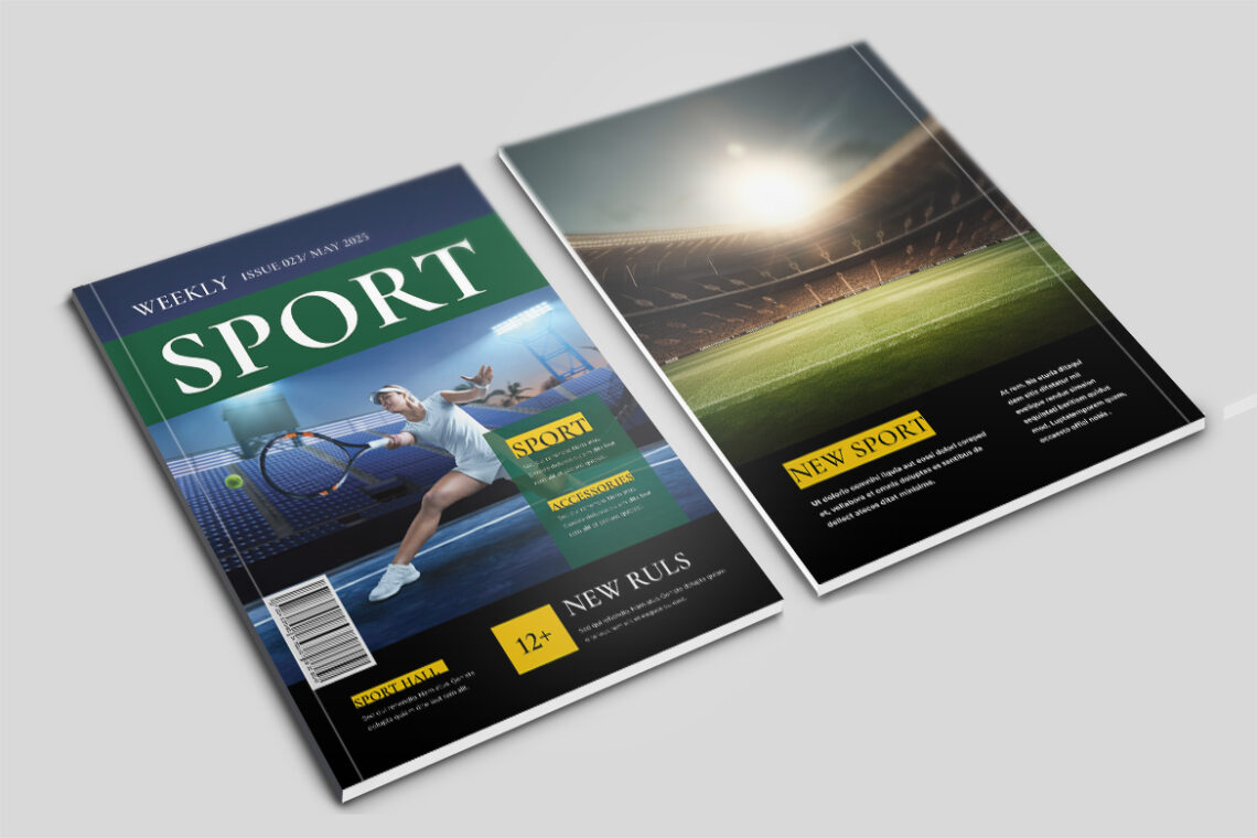 Weekly Sport Magazine Template - UI Creative