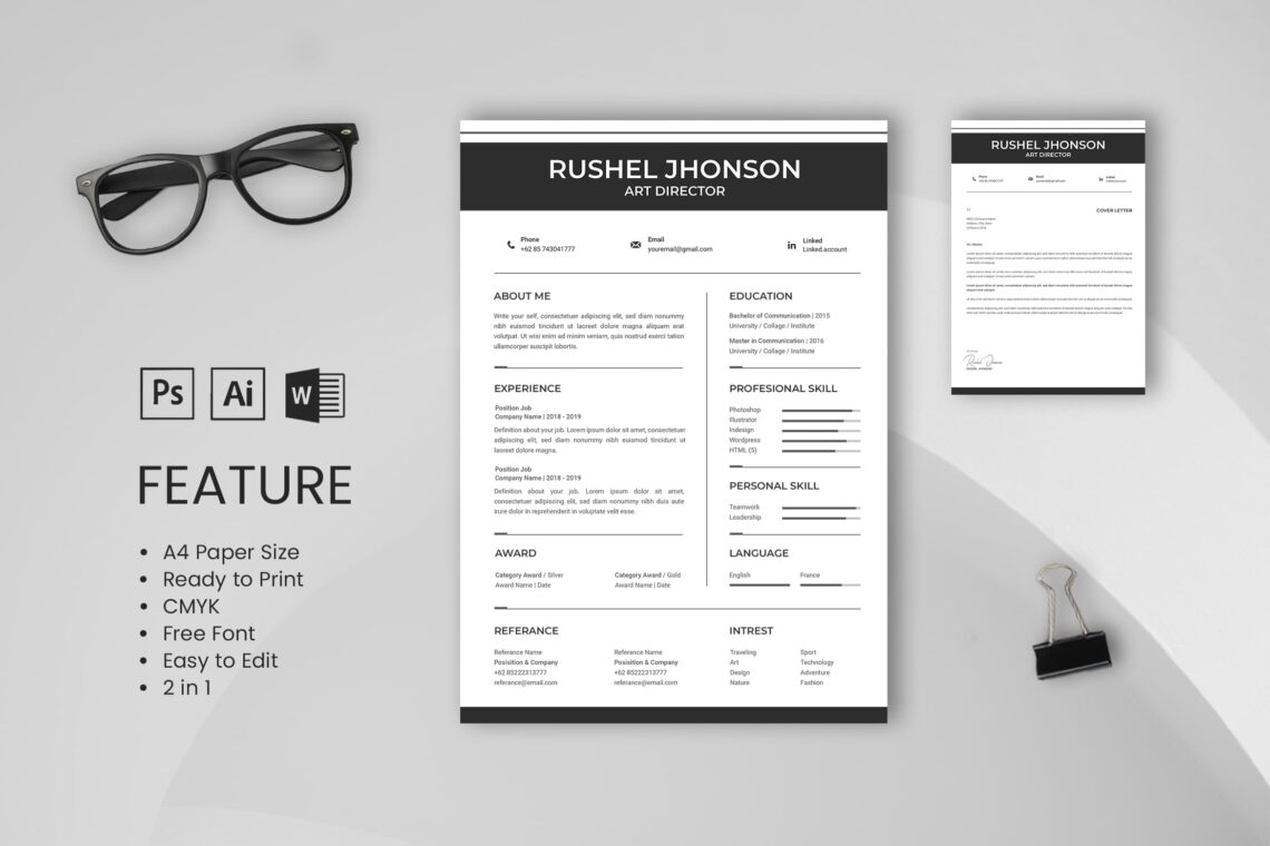 Cv Resume  Art Director Profile 4