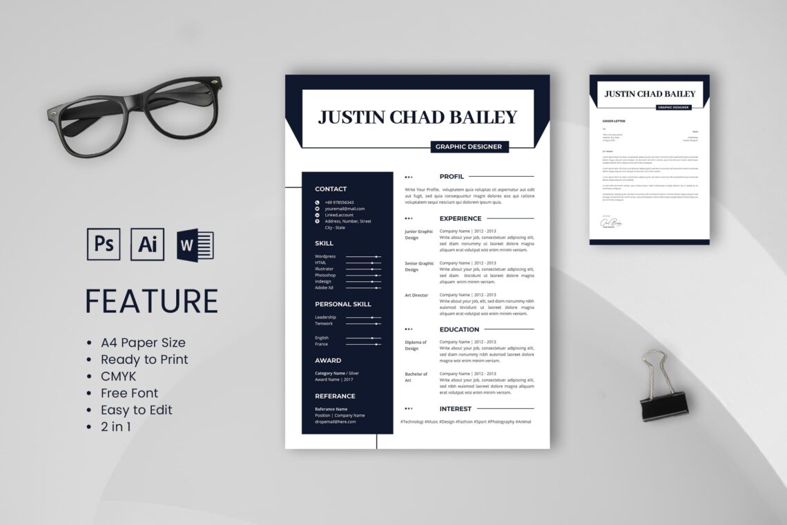 Cv Resume  Graphic Designer Profile 5