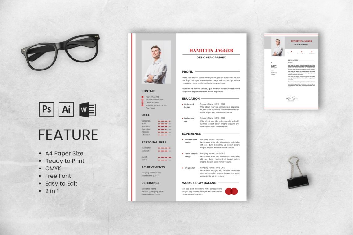 Cv Resume  Graphic Designer Profile 6
