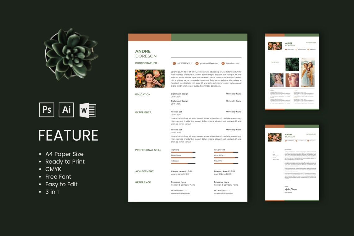 Cv Resume  Photographer Profile 5