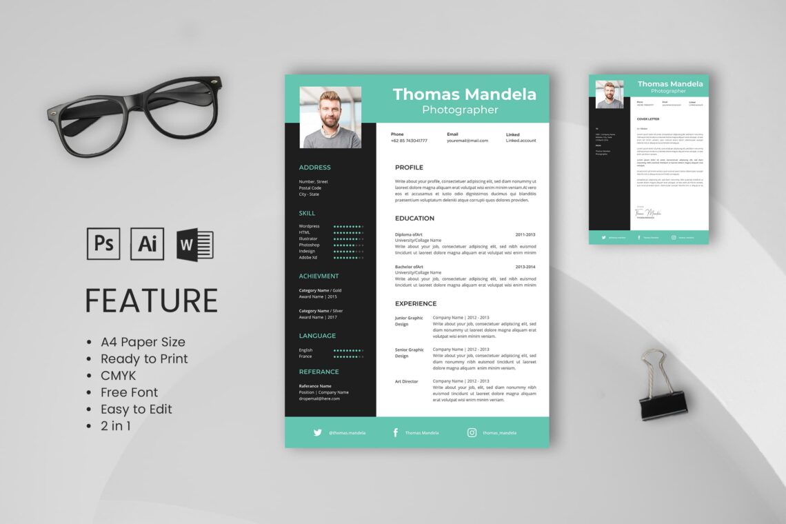 Cv Resume  Photographer Profile 7