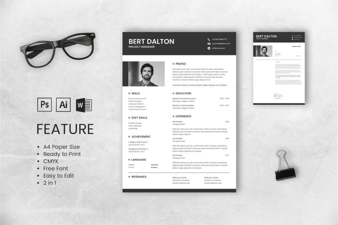 Cv Resume  Project Manager Profile 4