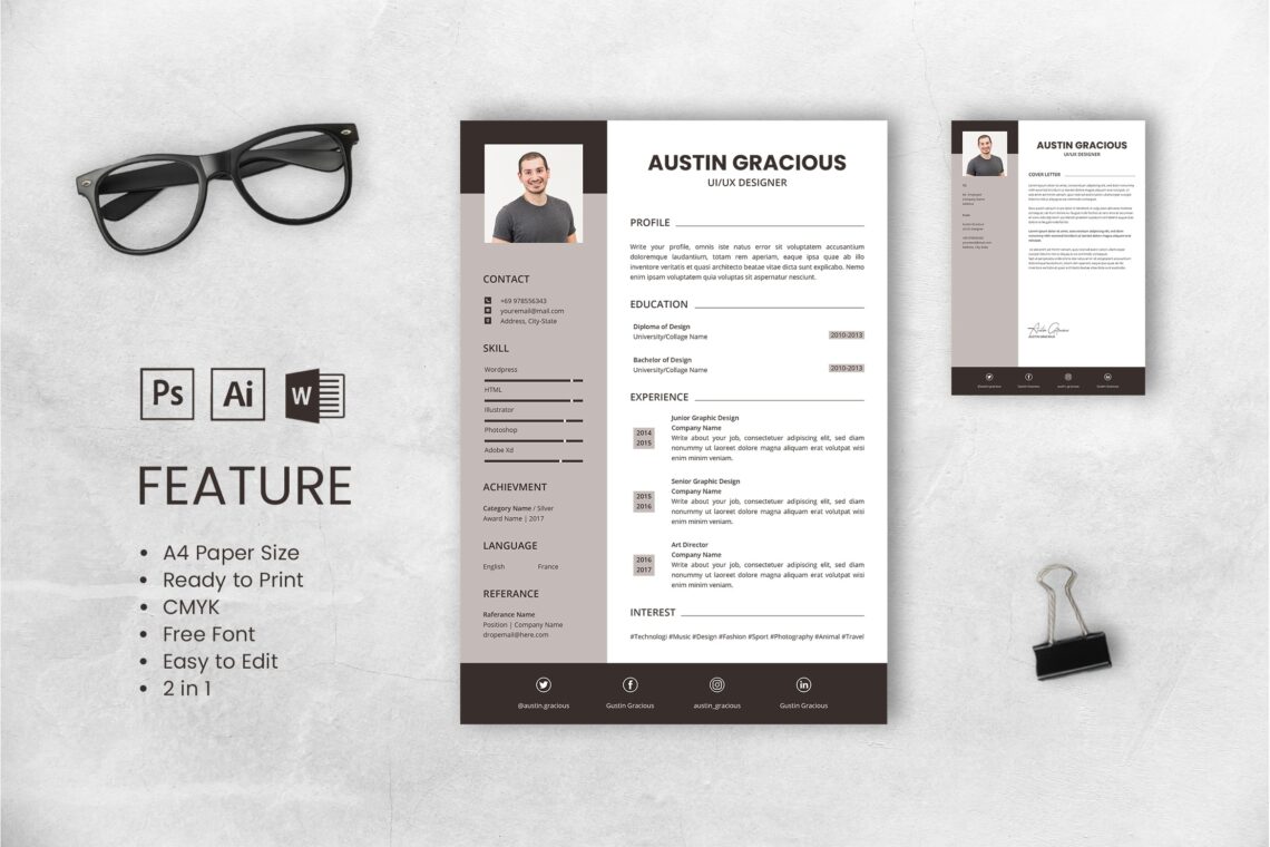 Cv Resume  Ui Ix Designer Profile 3
