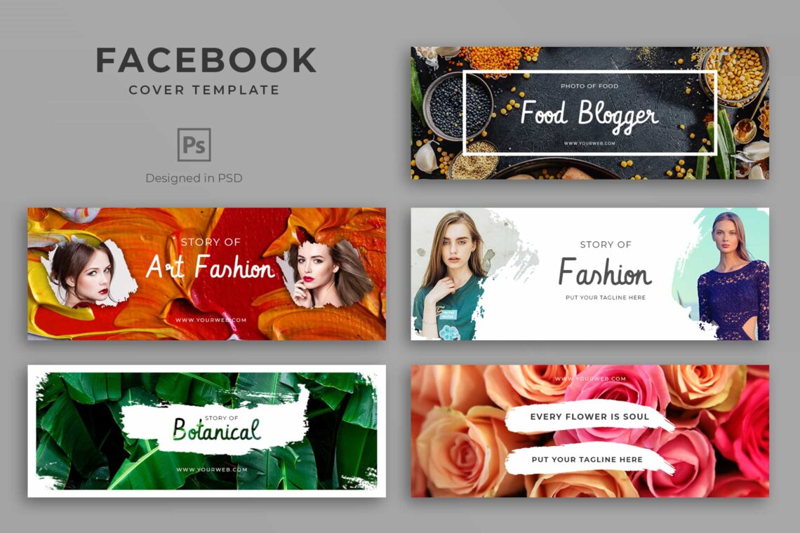 Facebook Cover Fashion Food Blogger