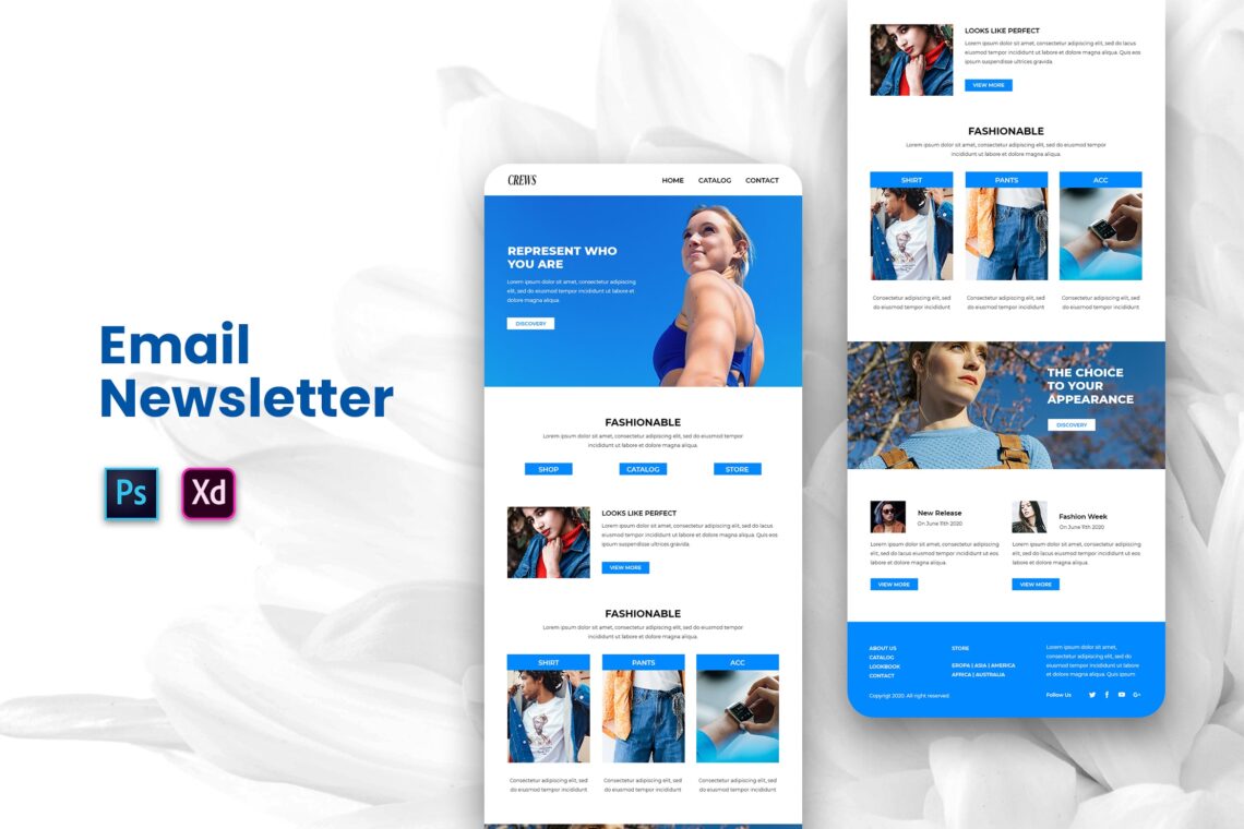 Fashionable Style Email Newsletter