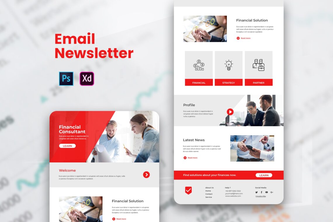 Financial Consultant Email Newsletter