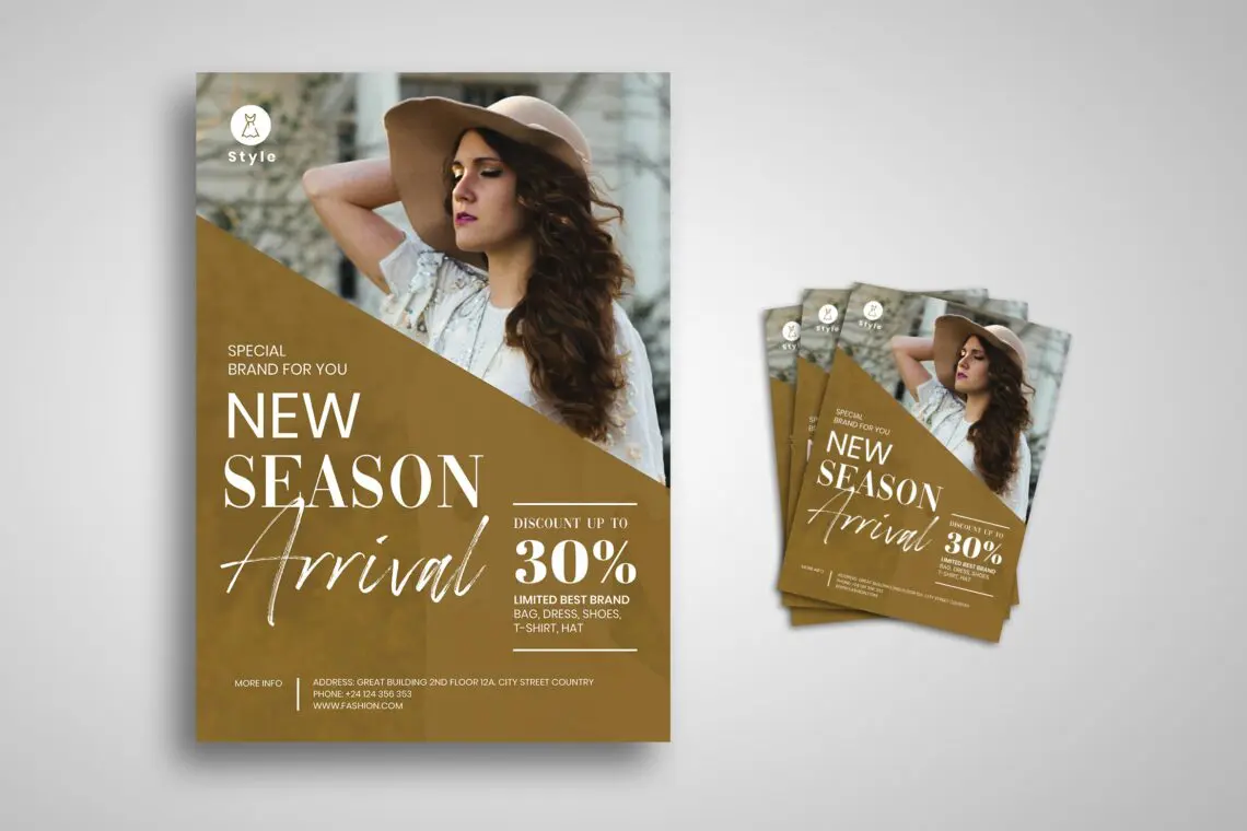 Flyer Fashion Discount Seasonjpg