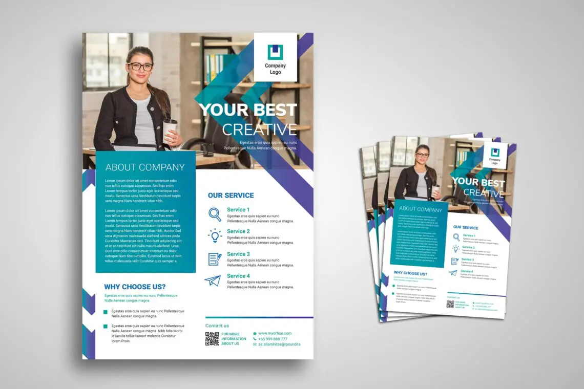 Flyer Template Best Creative Companyjpg