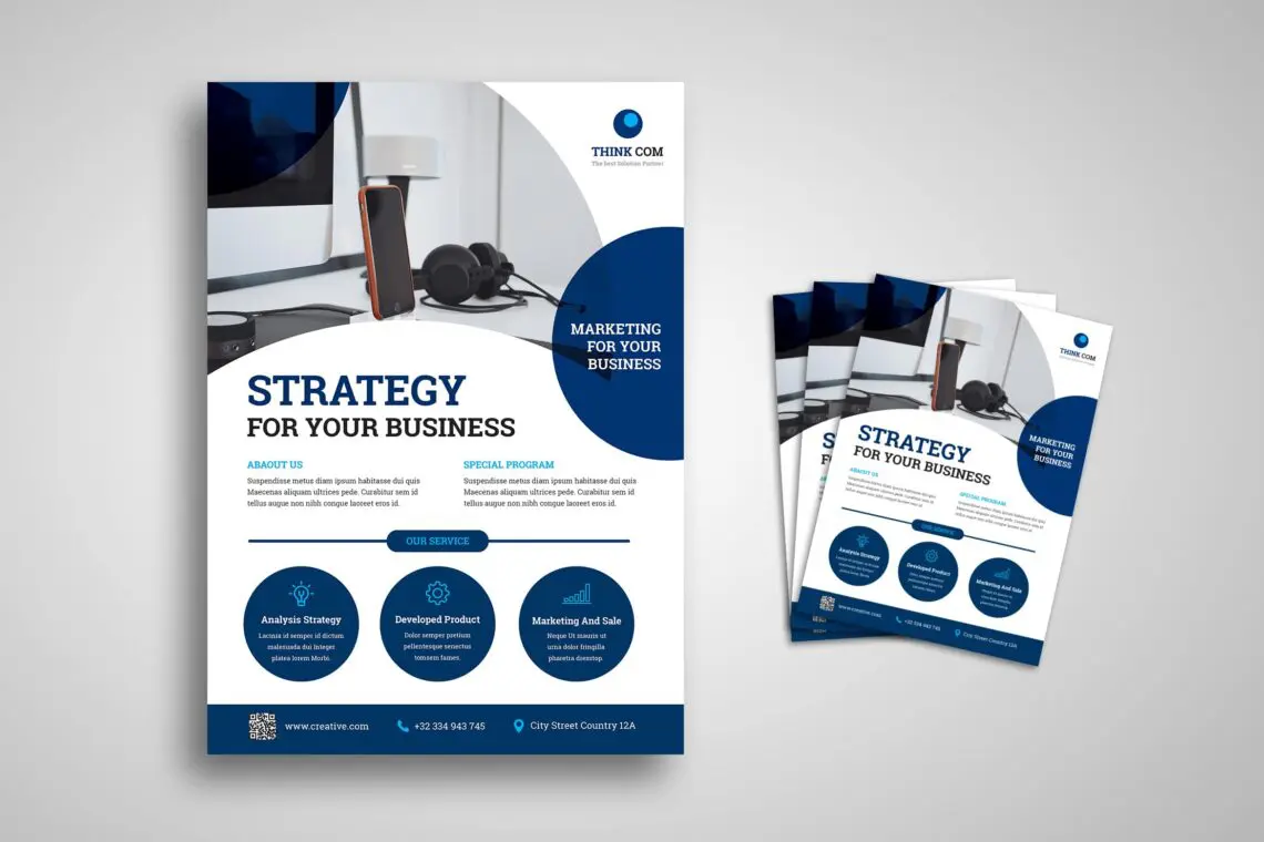 Flyer Template Business Partner Solutionjpg