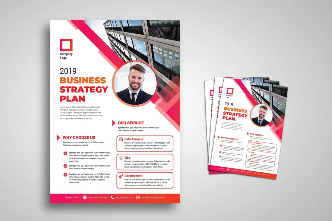 Flyer Template Business Strategyjpg