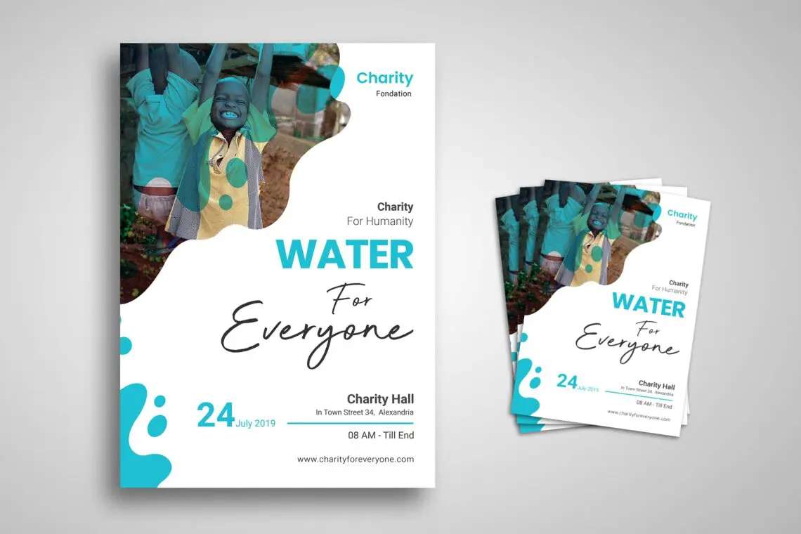 Flyer Template Charity For Humanityjpg