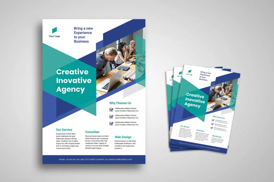 Flyer Template Creative Corporationjpg