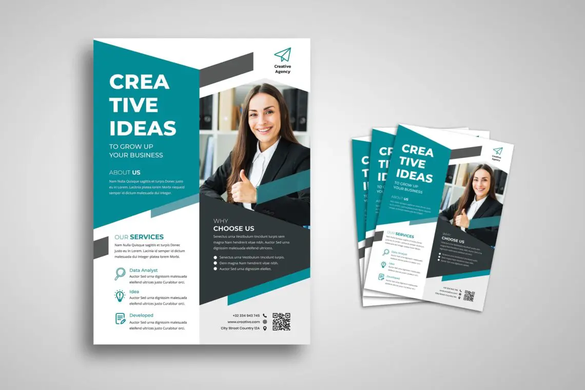 Flyer Template Creative Idea Businessjpg