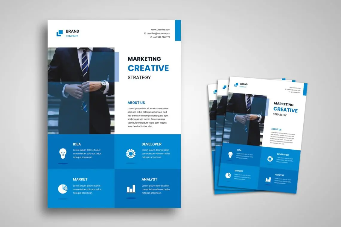 Flyer Template Creative Marketingjpg
