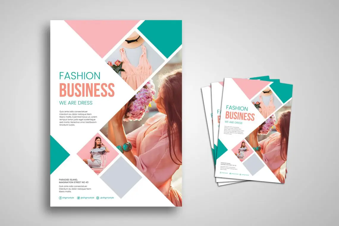 Flyer Template Fashion Businessjpg
