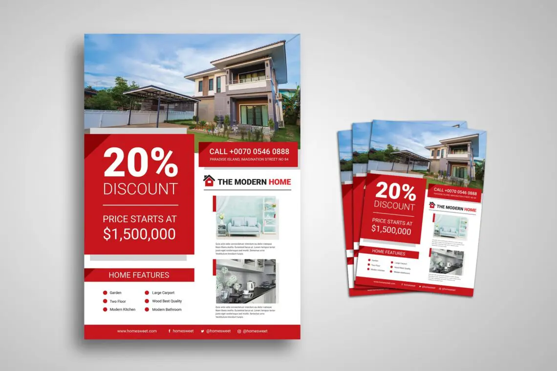 Flyer Template Fashion Imagination Stylejpg