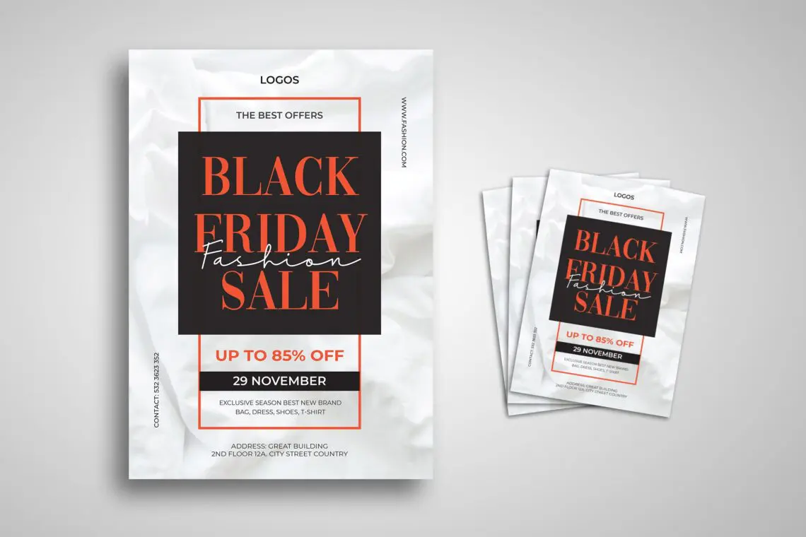 Flyer Template Fashion Sale Timejpg
