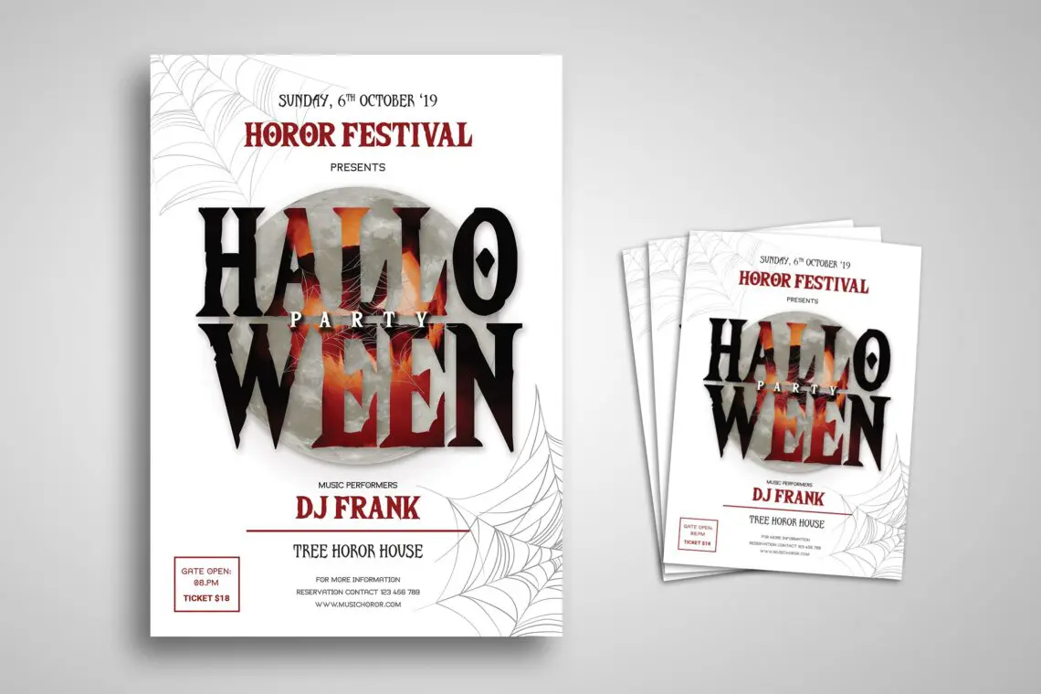 Flyer Template Halloween Festivaljpg