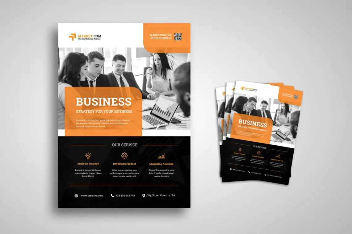 Flyer Template Marketing Sale Businessjpg