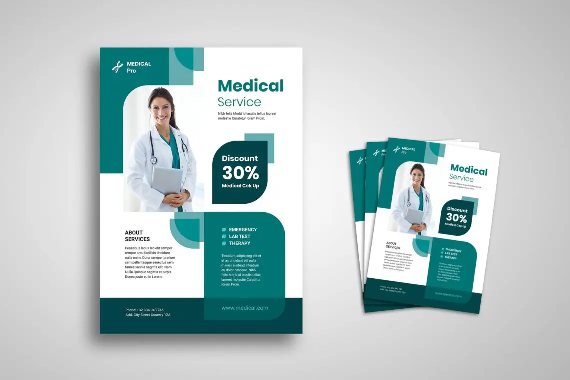 Flyer Template Medical Check Up Servicejpg