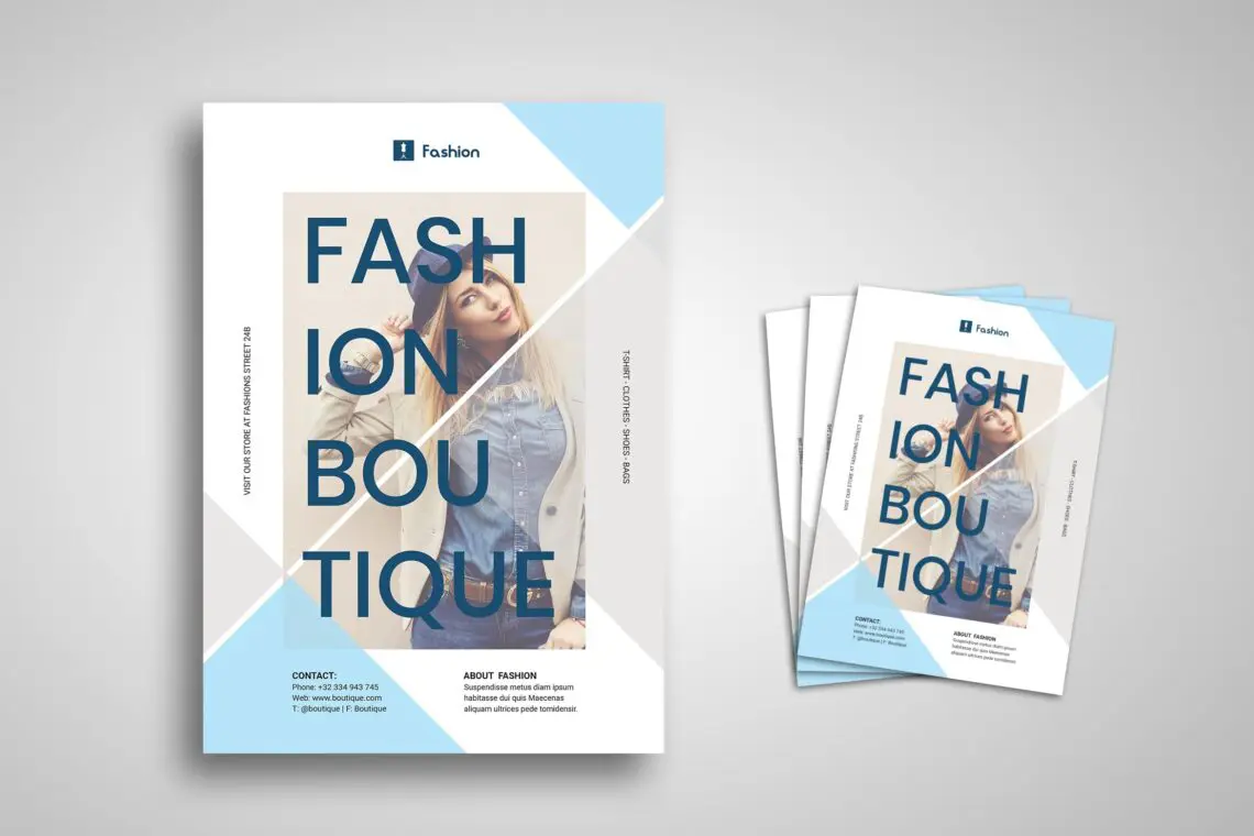 Flyer Template Modern Fashion Boutiquejpg