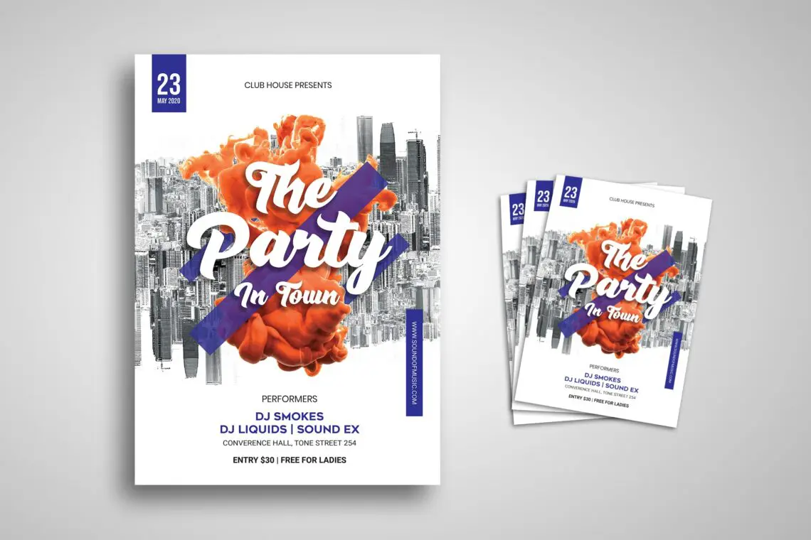 Flyer Template Music Party Tourjpg