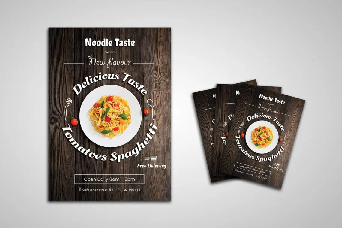Flyer Template Noodle Foodjpg