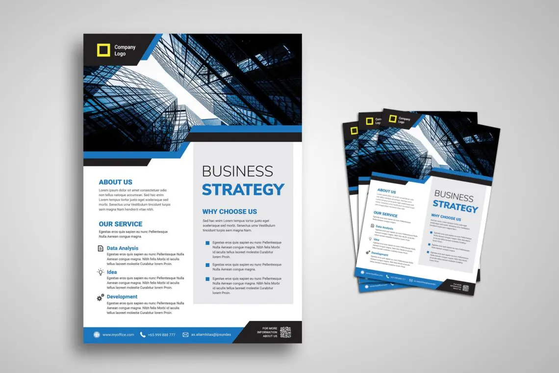 Flyer Template Simple Bussines Servicejpg