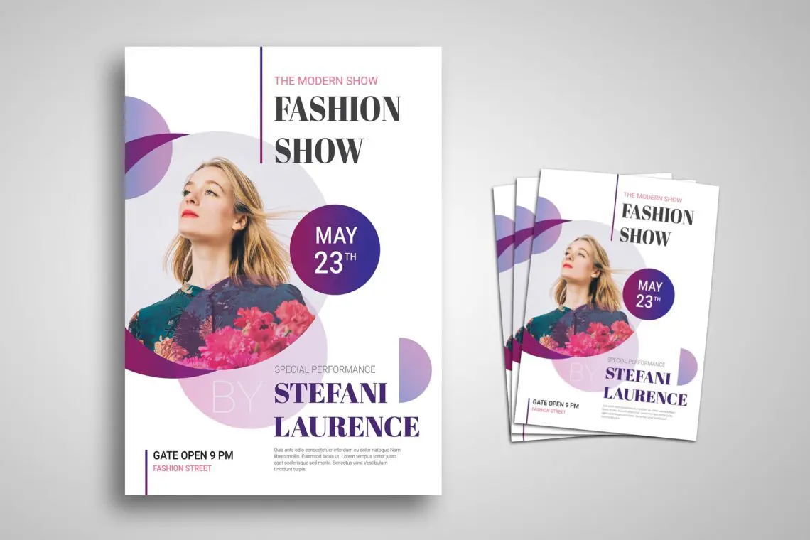 Flyer Template Special Fashion Showjpg