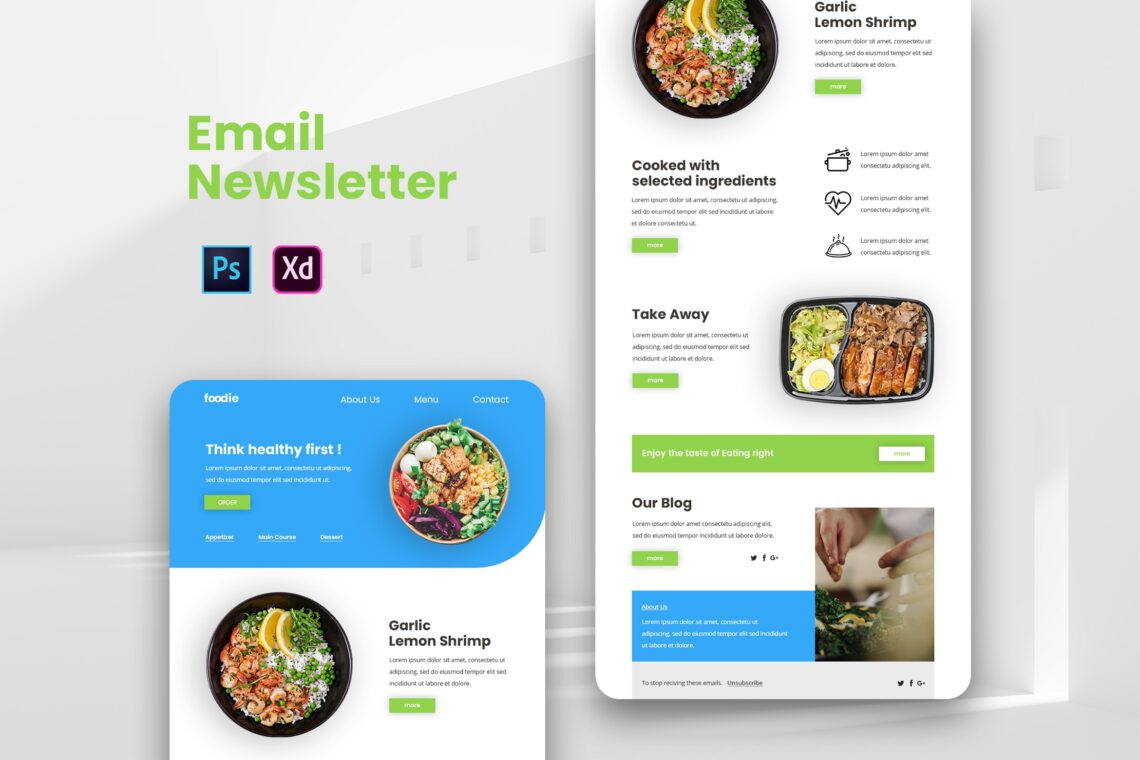Healthy Food Email Newsletter
