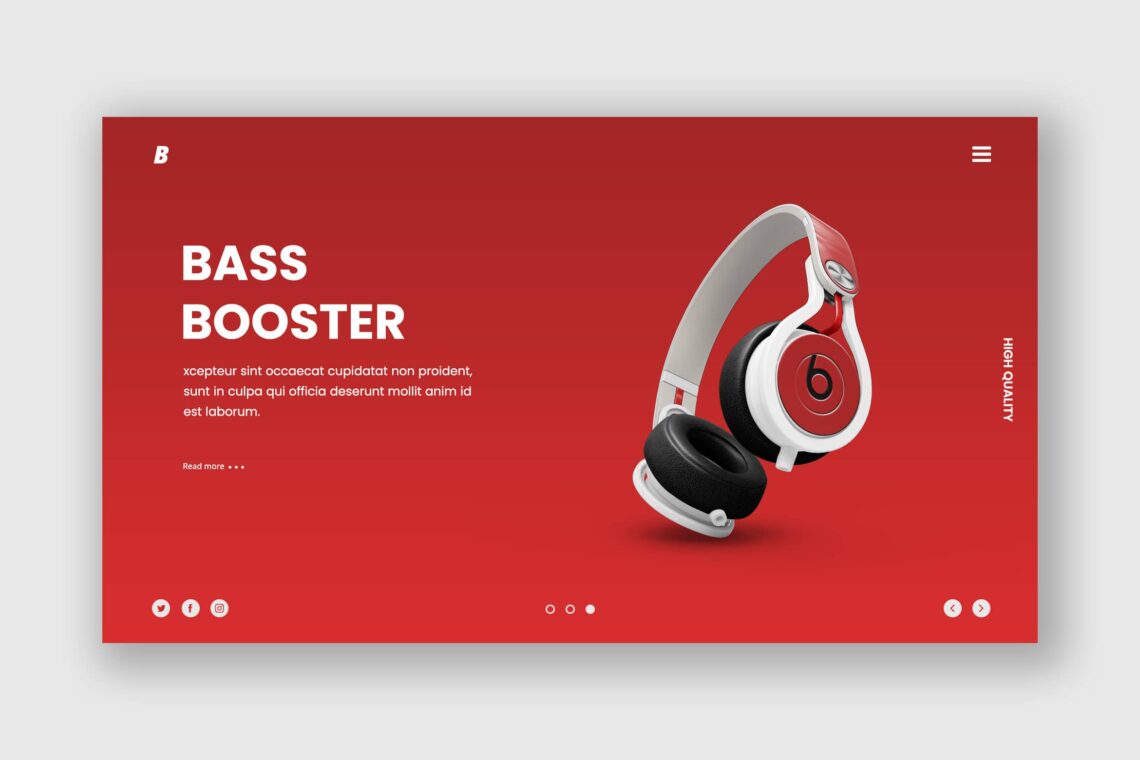 Hero Header Bass Booster Headphone