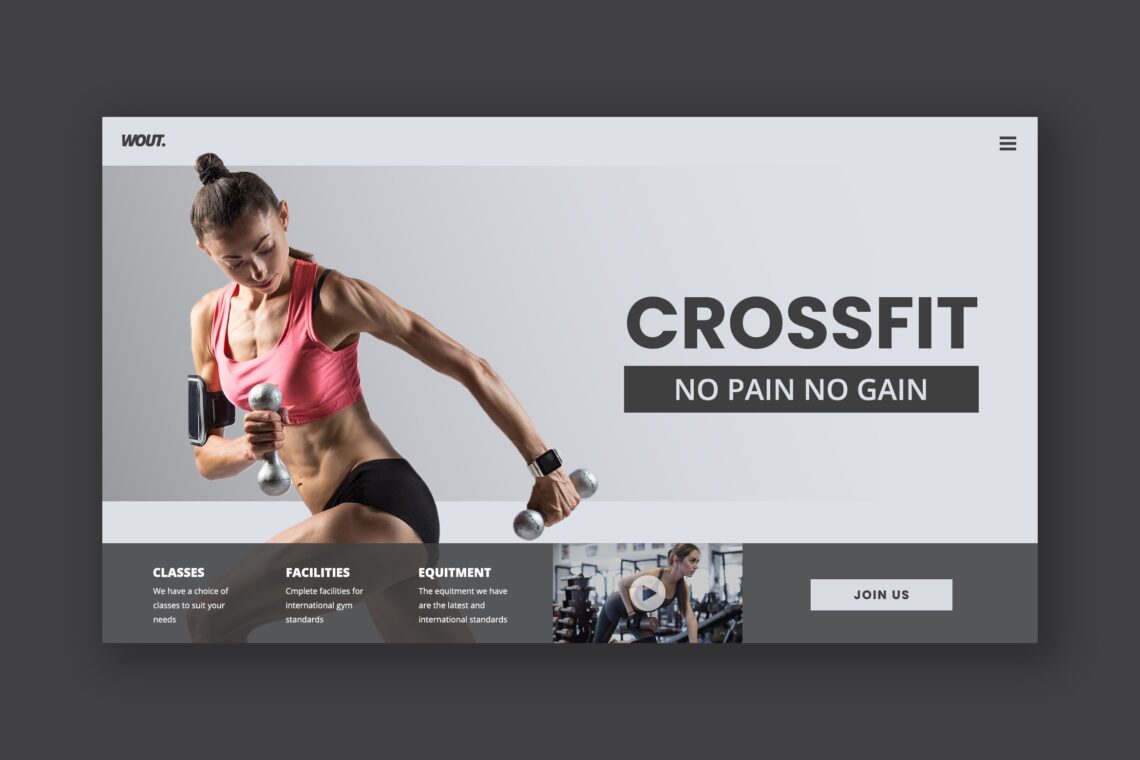Hero Header Fitness Center