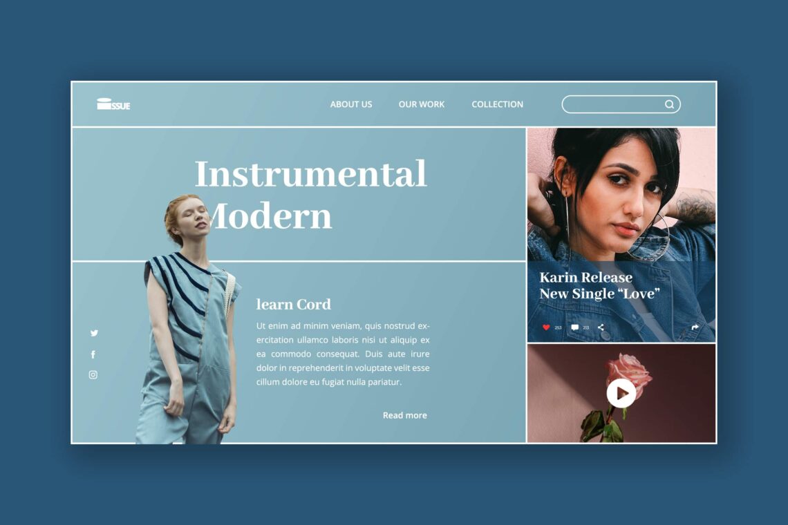 Hero Header Instrumental Music Album