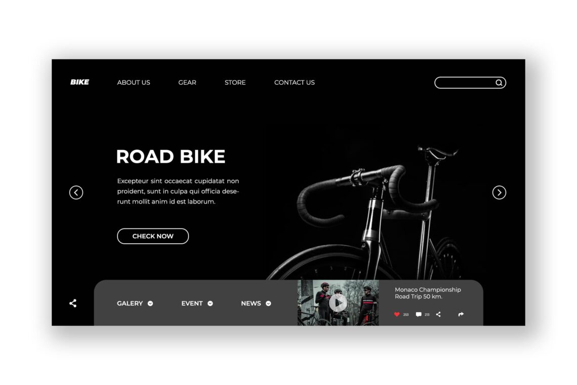 Hero Header Road Bike Store
